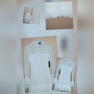 Elegant White Kids Dress